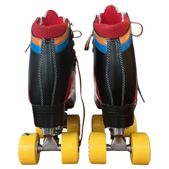 NEW Moxi Rainbow Rider Roller Skates Black Outside Size 5 - fits Women's 6-6.5 - Picture 7 of 7